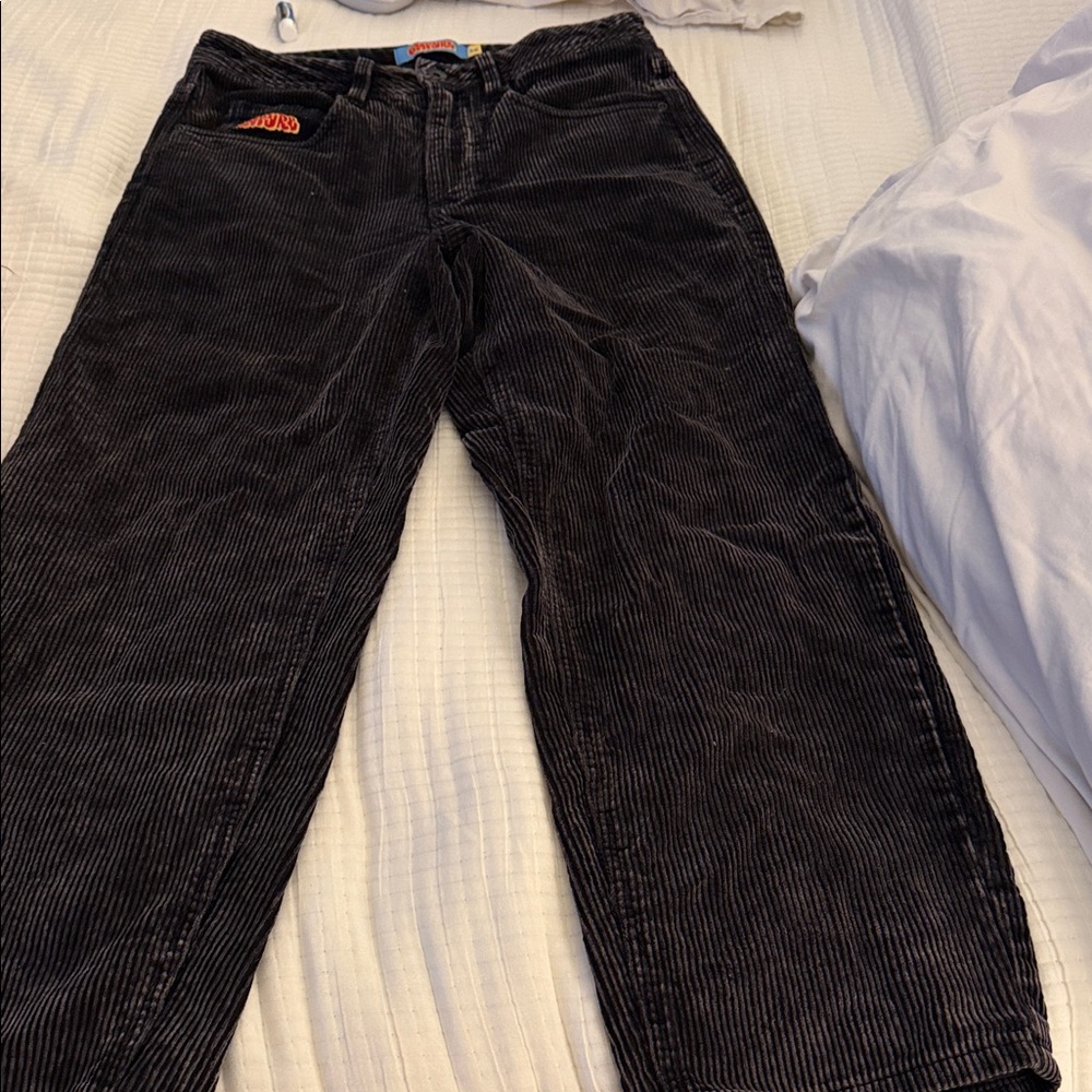 Empyre black distressed Corduroy Pants size 28 great condition